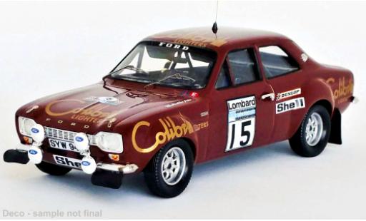 Ford Escort 1/43 Trofeu MK I RS 1600 No.15 Colibri Lighters Rallye WM RAC Rallye 1974 modellautos