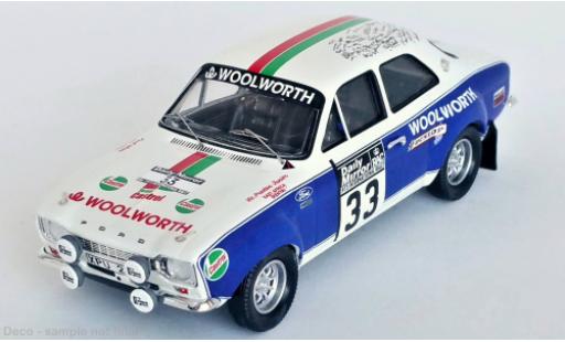 Ford Escort 1/43 Trofeu MK I RS 1600 No.33 Woolworth Rallye WM RAC Rallye 1973 modellautos