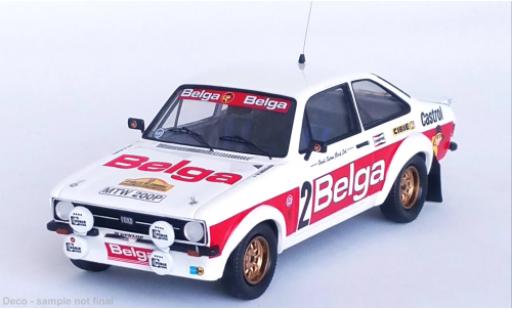 Modellautos Ford Escort 1/43 Trofeu Mk II RS 1800 No.2 Belga Rallye Condroz 1979 Ford Escort 1/43 Trofeu Mk II RS 1800 No.2 Belga Rallye Condroz 1979 modellautos