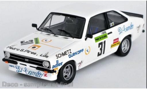 Ford Escort 1/43 Trofeu MK II RS 2000 No.31 Vila do Conde 1981 modellautos