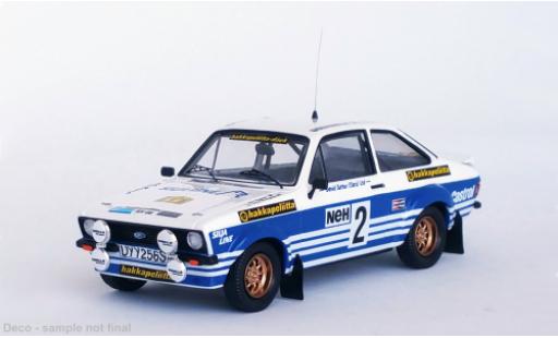 Modellautos Ford Escort 1/43 Trofeu MK II RS No.2 Rallye WM Rallye Suède 1982 Ford Escort 1/43 Trofeu MK II RS No.2 Rallye WM Rallye Suède 1982 modellautos