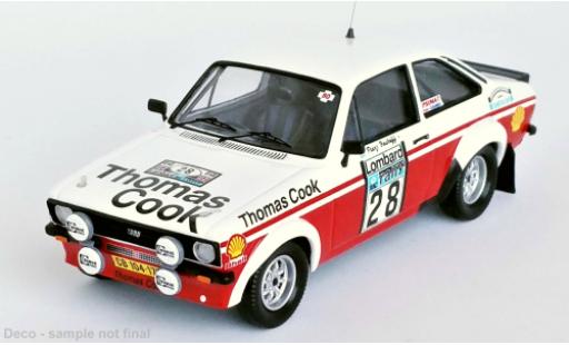 Ford Escort 1/43 Trofeu MK II RS RHD No.28 Thomas Cook Rallye WM RAC Rallye 1980 modellautos