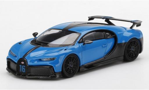 Modellautos Bugatti Chiron 1/43 TrueScale Miniatures Pur Sport blau/carbon Bugatti Chiron 1/43 TrueScale Miniatures Pur Sport blau/carbon modellautos
