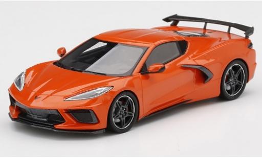 Modellautos Chevrolet Corvette 1/43 TrueScale Miniatures C8 Stingray orange 2020 Chevrolet Corvette 1/43 TrueScale Miniatures C8 Stingray orange 2020 modellautos