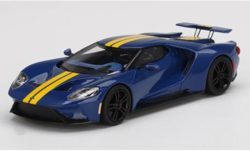 Ford GT 1/43 TrueScale Miniatures blau/gelb modellautos