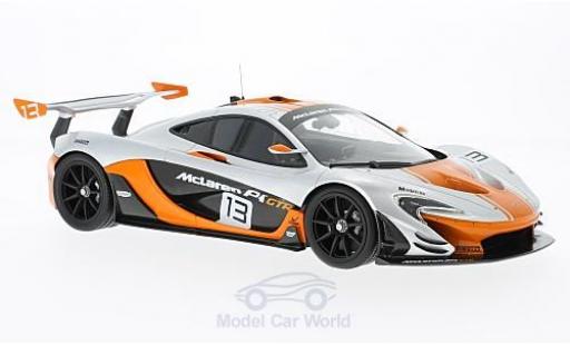 Modellautos McLaren P1 1/18 TrueScale Miniatures -GTR silber/orange No.13 2015 McLaren P1 1/18 TrueScale Miniatures -GTR silber/orange No.13 2015 modellautos