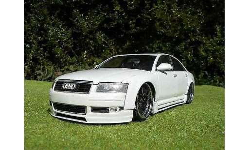 Audi A8 berline 1/18 Motormax dub weiss modellautos