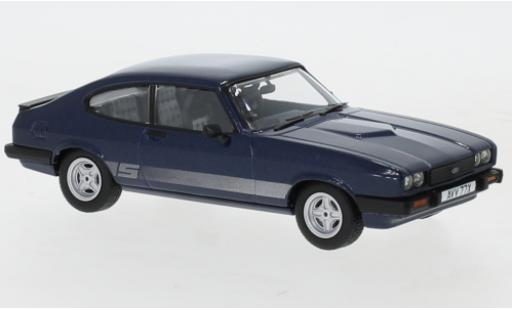 Ford Capri 1/43 Vanguards MkIII 2.0 S mettalic blau RHD 1978 modellautos