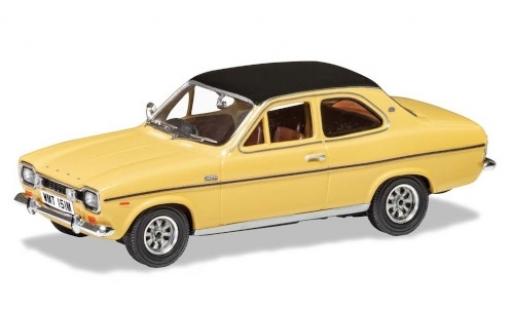 Ford Escort 1/43 Vanguards Mk1 1300E beige/matt-schwarz RHD modellautos