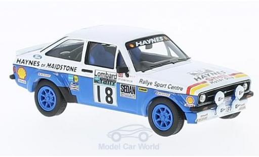 Modellautos Ford Escort 1/43 Vanguards MK2 RS 1800 RHD No.18 Rallye WM RAC Rallye J.Taylor/P.Short Ford Escort 1/43 Vanguards MK2 RS 1800 RHD No.18 Rallye WM RAC Rallye J.Taylor/P.Short modellautos