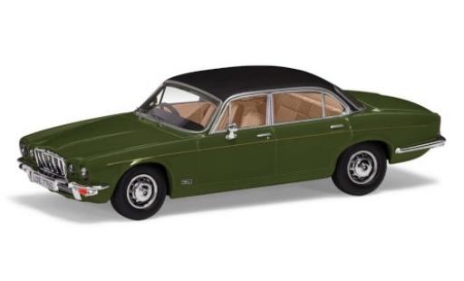 Jaguar XJ 1/43 Vanguards 12 Series 2 LWB grün/matt-schwarz RHD modellautos