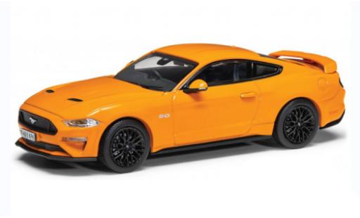 Ford Mustang 1/43 Vanguards GT metallise orange RHD 2022 modellautos