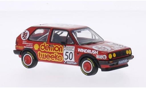 Volkswagen Golf 1/43 Vanguards II GTI RHD No.50 Demon Tweeks Team Demon Tweeks BTCC Silverstone 1988 A.Minshaw modellautos