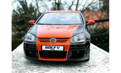 Volkswagen Golf GTI 1/18 Norev zender jantes alu modellautos