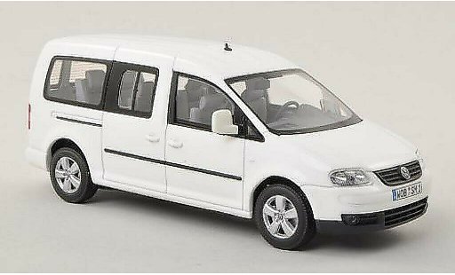 Volkswagen Caddy Maxi Life Base 1/43 Minichamps Maxi Life weiss modellautos