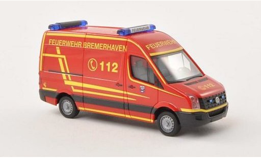 Volkswagen Crafter Base 1/87 Herpa HD Feuerwehr Bremerhaven modellautos