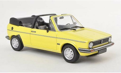 Volkswagen Golf Cabriolet 1/43 Minichamps Cabrio gelb 1980 modellautos