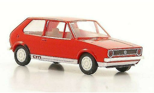 Volkswagen Golf Base 1/87 Brekina Citi rot 3-Turer modellautos