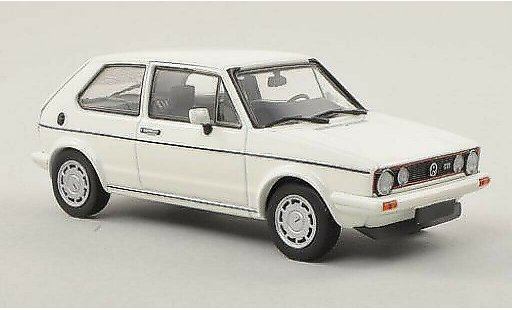 Volkswagen Golf GTI 1/43 Minichamps Pirelli weiss 1983 modellautos