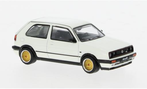 Modellautos Volkswagen Golf 1/64 Pop Race Mk2 GTI weiss 1:64 Volkswagen Golf 1/64 Pop Race Mk2 GTI weiss 1:64 modellautos
