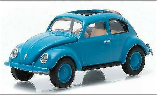 Volkswagen Kafer Base 1/64 Greenlight blau 1946 modellautos
