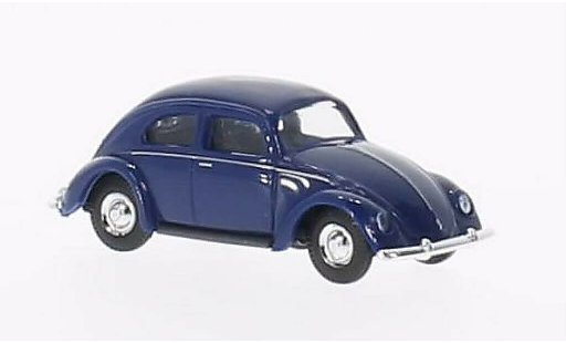 Volkswagen Kafer Base 1/87 Busch blau Brezelfenster 1951 modellautos