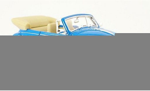 Volkswagen Kafer Cabriolet 1/24 Welly Cabrio blau offen 1959 modellautos