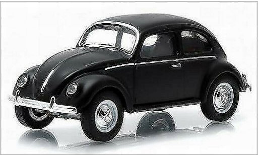 Volkswagen Kafer Base 1/64 Greenlight matt-schwarz 1952 modellautos