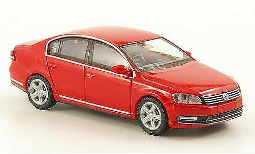 Volkswagen Passat B7 1/87 Wiking Limousine rot modellautos