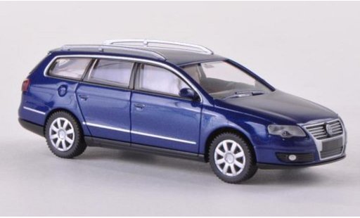 Volkswagen Passat B6 1/87 Wiking Variant blau 2005 modellautos