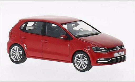 Volkswagen Polo Base 1/43 Herpa 5-turig Facelift rot 2014 modellautos