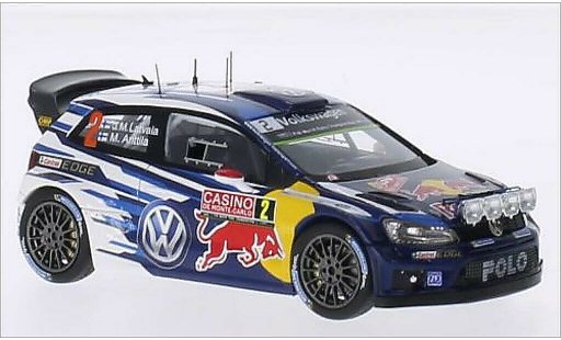 Volkswagen Polo WRC 1/43 Spark R No.2 Motorsport Red Bull Rallye WM Rally Monte Carlo 2015 /M.Antilla modellautos