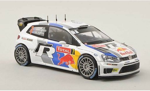 Volkswagen Polo WRC 1/43 Spark No.7 Red Bull Rallye Monte Carlo 2013 modellautos