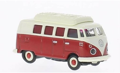 Volkswagen T1 Base 1/87 Schuco Bus Camper rot/weiss modellautos