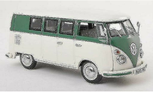 Volkswagen T1 Base 1/43 Schuco Bus weiss/gr&Atilde;&frac14;n modellautos