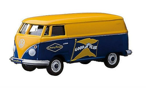 Volkswagen T1 Base 1/64 Greenlight Kasten Goodyear modellautos