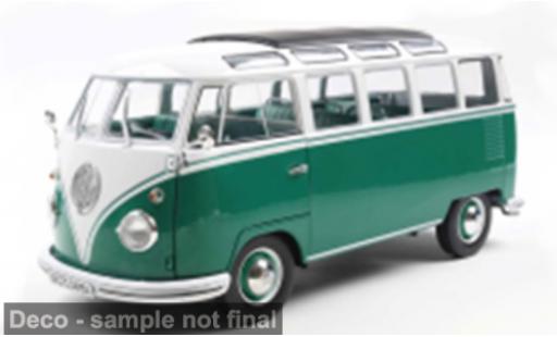 Volkswagen T1 1/18 Solido Samba gr&uuml;n/weiss 1962 1:18 modellautos