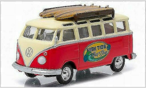 Volkswagen T1 Base 1/64 Greenlight Samba High Tide Surf Shop modellautos