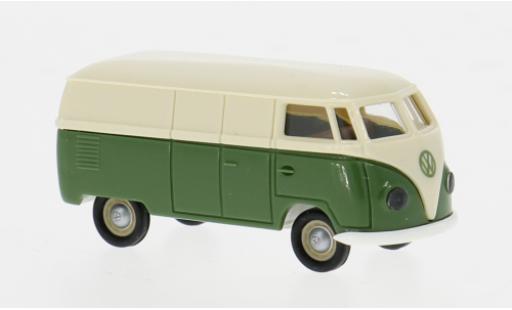 Volkswagen T1 1/87 Brekina a Kasten beige/gr&uuml;n 1950 1:87 modellautos