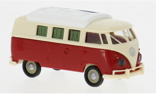 Volkswagen T1 1/87 Brekina b Camper beige/rot 1960 1:87 modellautos