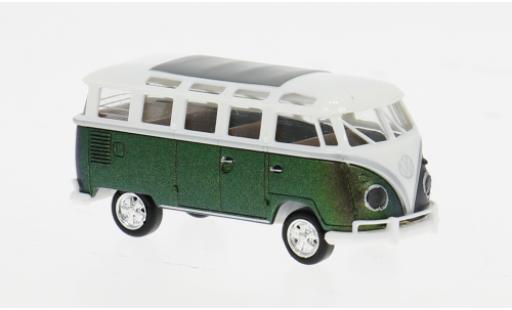 Volkswagen T1 1/87 Brekina b Samba weiss/gr&uuml;n 1960 1:87