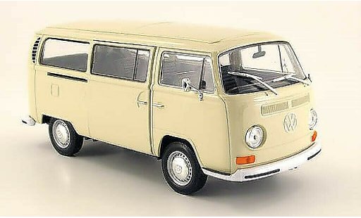 Volkswagen T2 B 1/24 Welly Bus beige 1972 modellautos