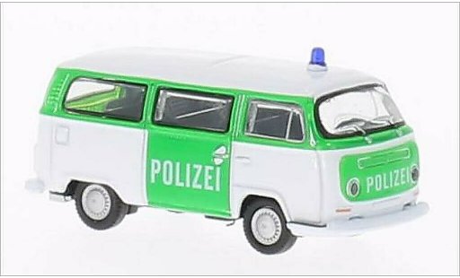 Volkswagen T2 B 1/87 Welly Bus Polizei 1972 modellautos