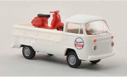 Volkswagen T2 Base 1/87 Brekina Pritsche Vespa Service mit Ladegut modellautos