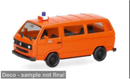 Modellautos Volkswagen T3 Bus orange Berliner Feuerwehr 1/87 Herpa