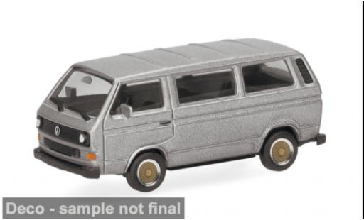 Modellautos Volkswagen T3 Bus silber 1/87 Herpa