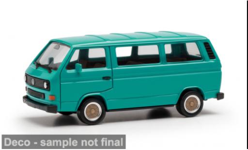 Modellautos Volkswagen T3 Bus t&Atilde;&frac14;rkis 1/87 Herpa