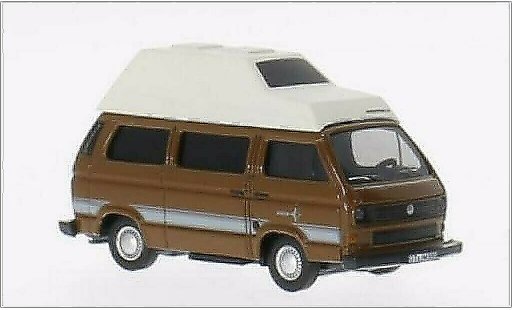 Volkswagen T3 Base 1/87 Schuco Westfalia Joker braun/weiss modellautos