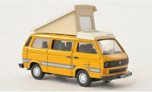 Volkswagen T3 Base 1/87 Schuco Westfalia Joker gelb/weiss modellautos