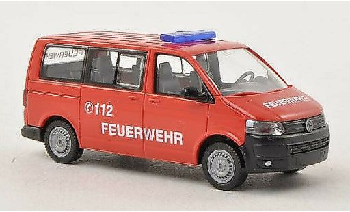 Volkswagen T5 Base 1/87 Wiking Multivan Feuerwehr modellautos